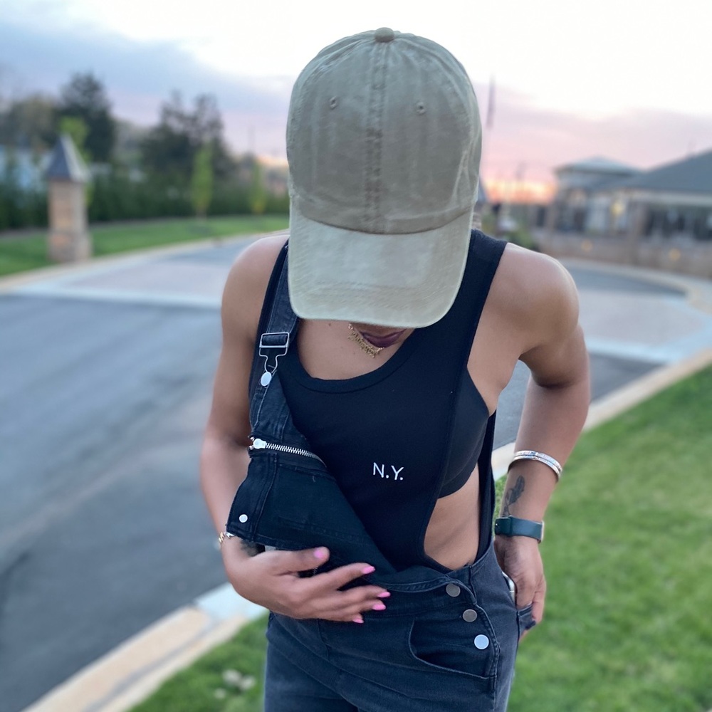 Green Distressed Unisex Cap